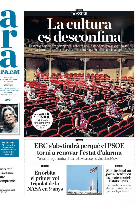 portada ARA del diumenge maig 2462763923 72191827 1000x1345