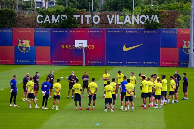 Barca entrenamiento FC Barcelona