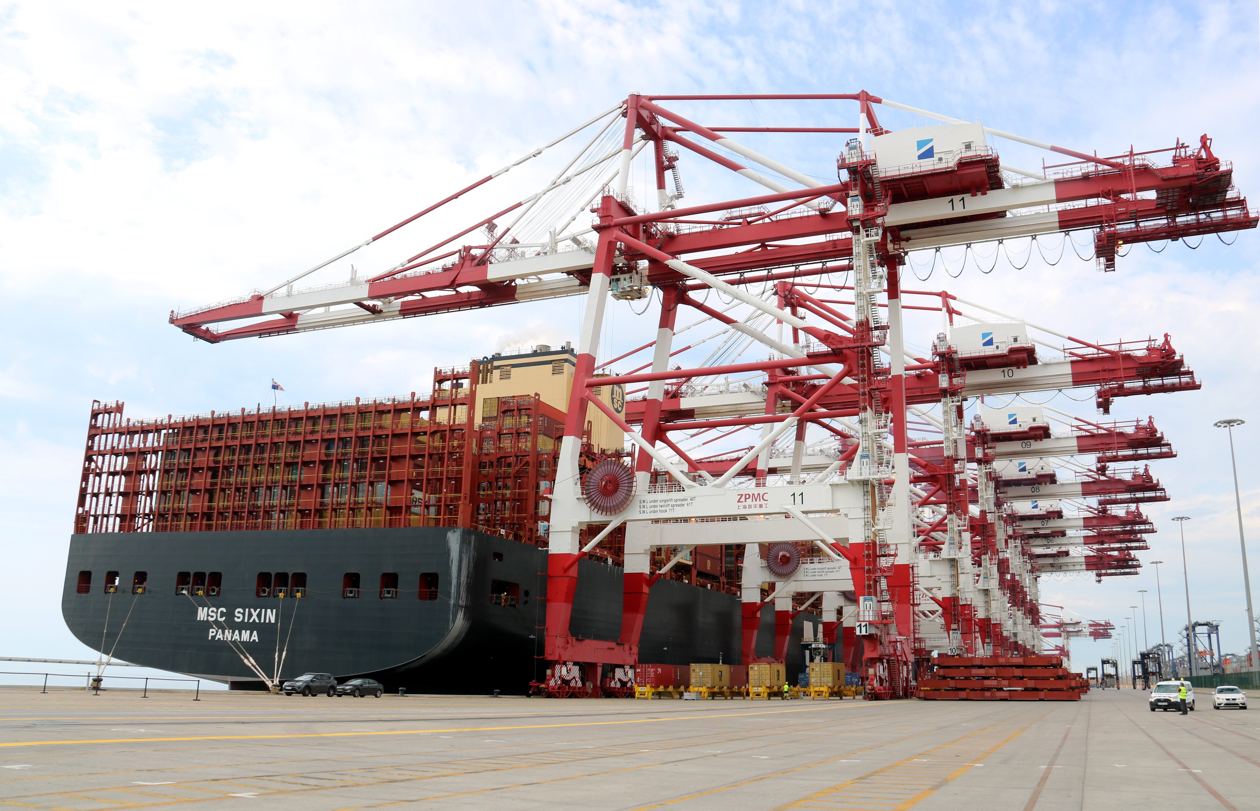 El Port de Barcelona rep el segon portacontenidors més gran del món