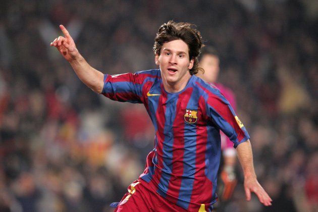 Leo Messi Barca debut @FCBarcelona