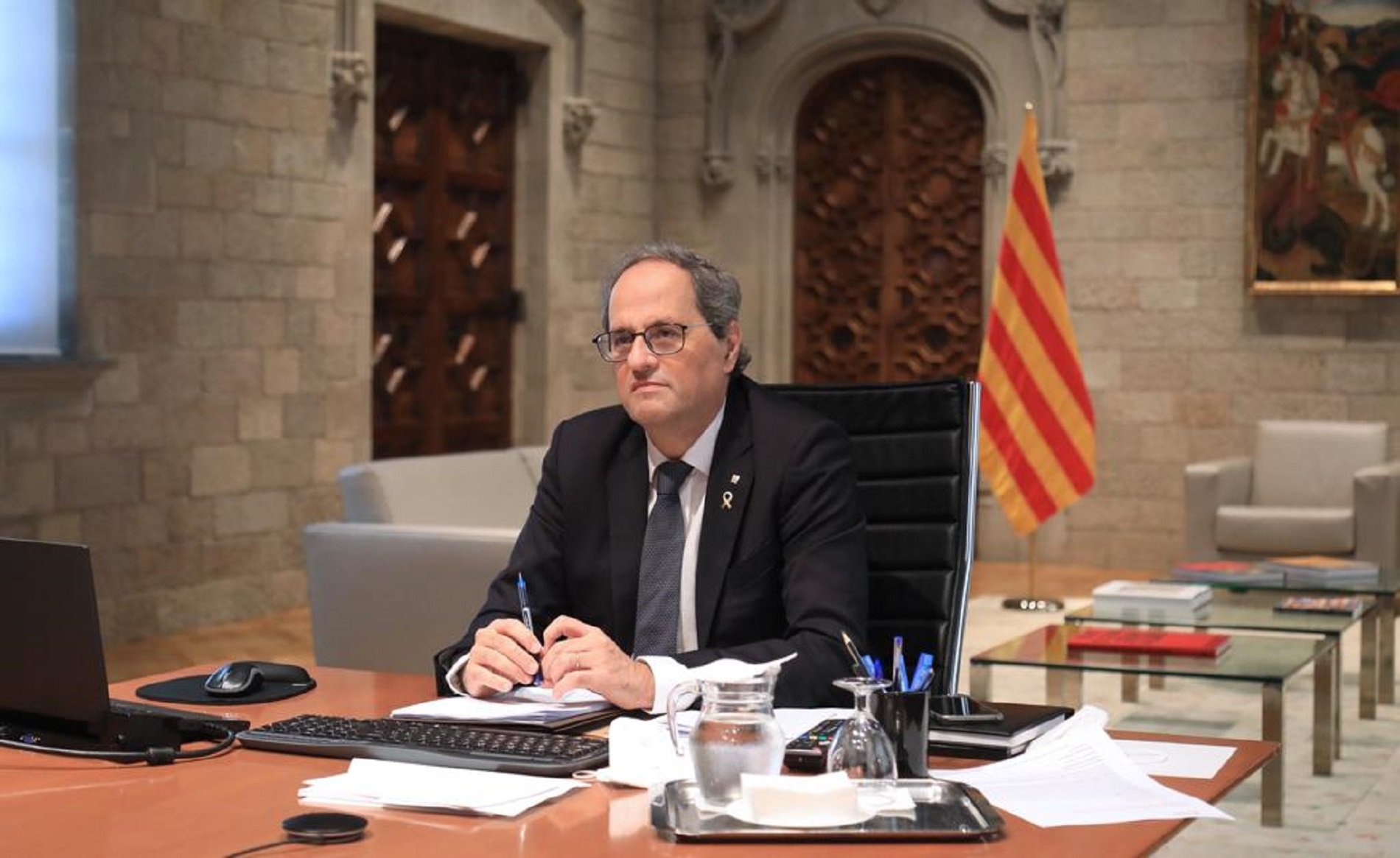 Torra reclamarà 15.000 milions a Sánchez per afrontar la crisi del coronavirus