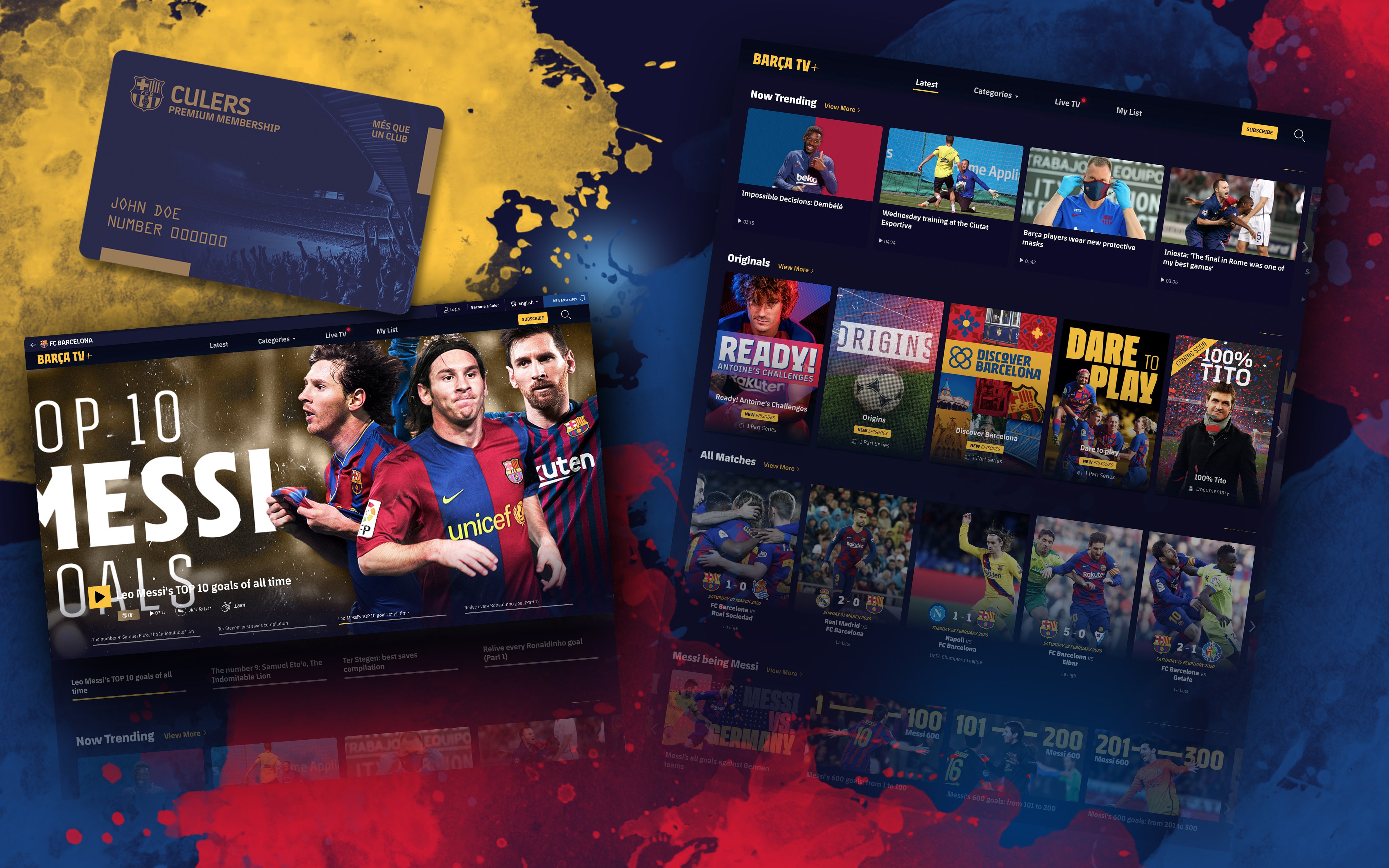 El Barça lanza su particular 'Netflix' con contenido exclusivo blaugrana