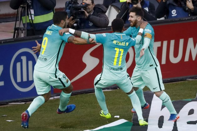 Messi Suárez Neymar EFE