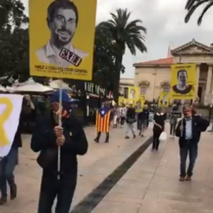 Manifestació presos polítics Perpunyà Josep Bonet