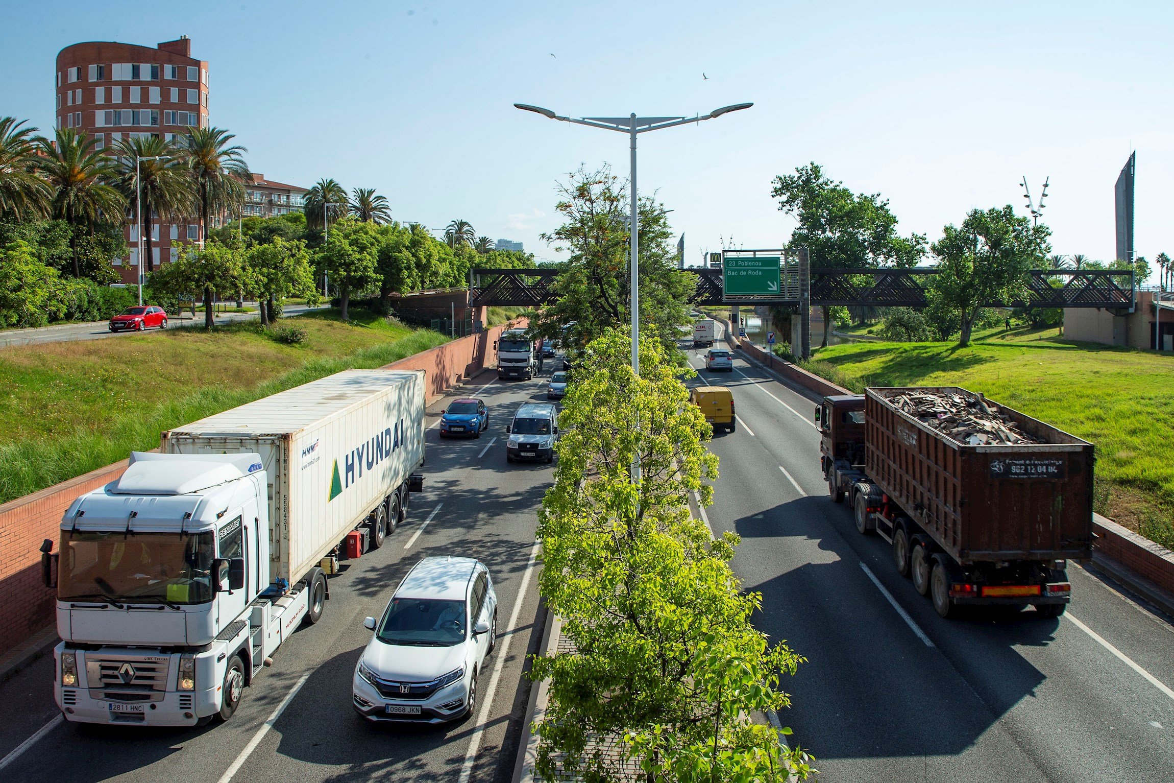 Barcelona, la ciudad más congestionada de tráfico del Estado