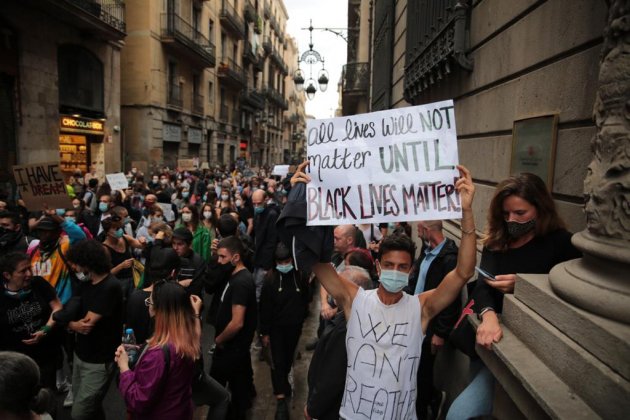 manifestació Black lives matters barcelona racisme - Sergi Alcàzar