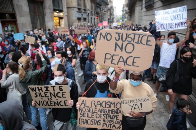 manifestació Black lives matters barcelona racisme - Sergi Alcàzar