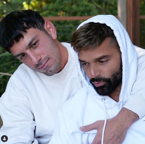 ricky martin y pareja