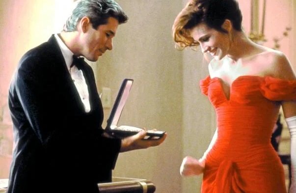 julia roberts pretty woman vestido rojo