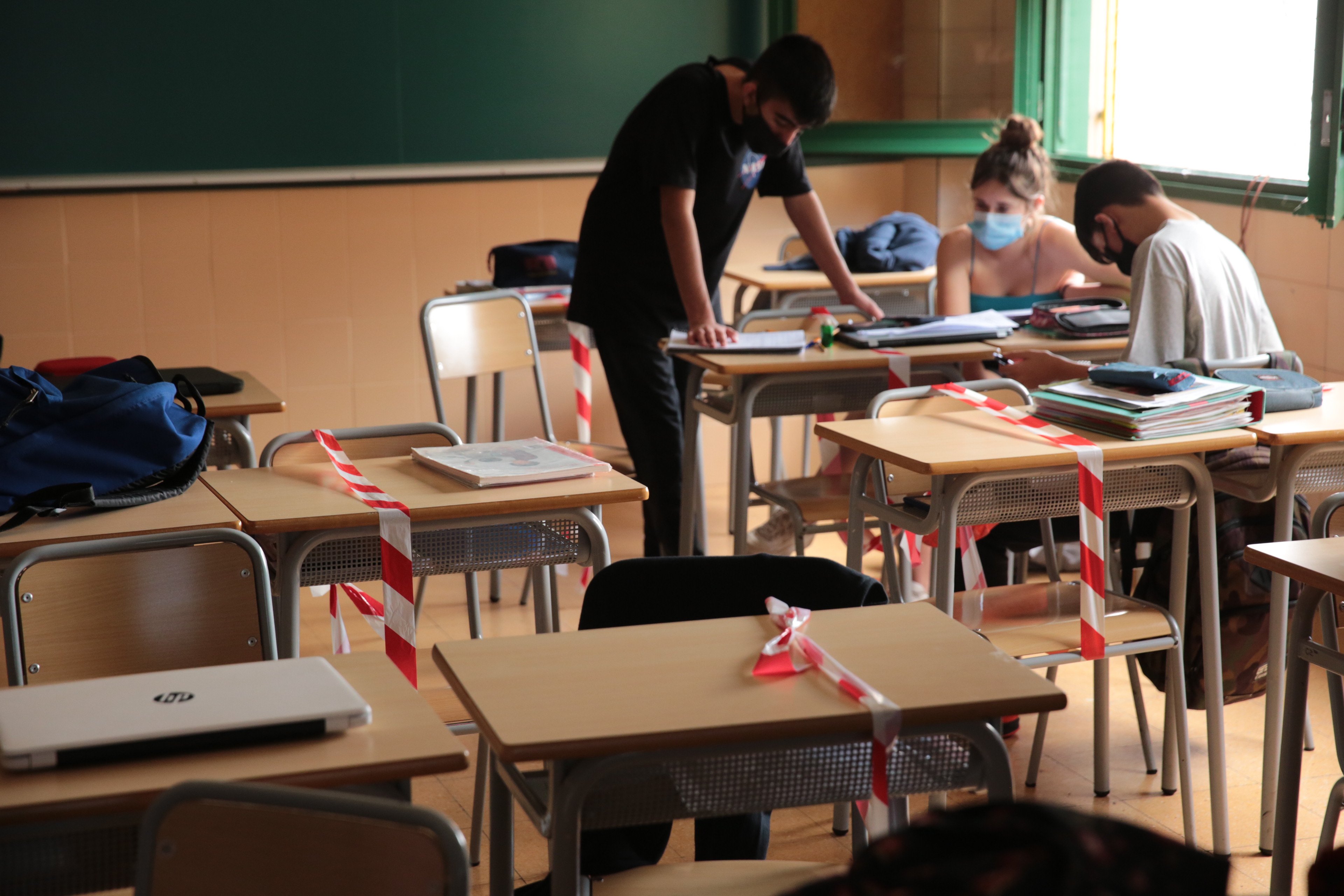 Vaga del professorat a Madrid davant de la falta de plans contra la Covid