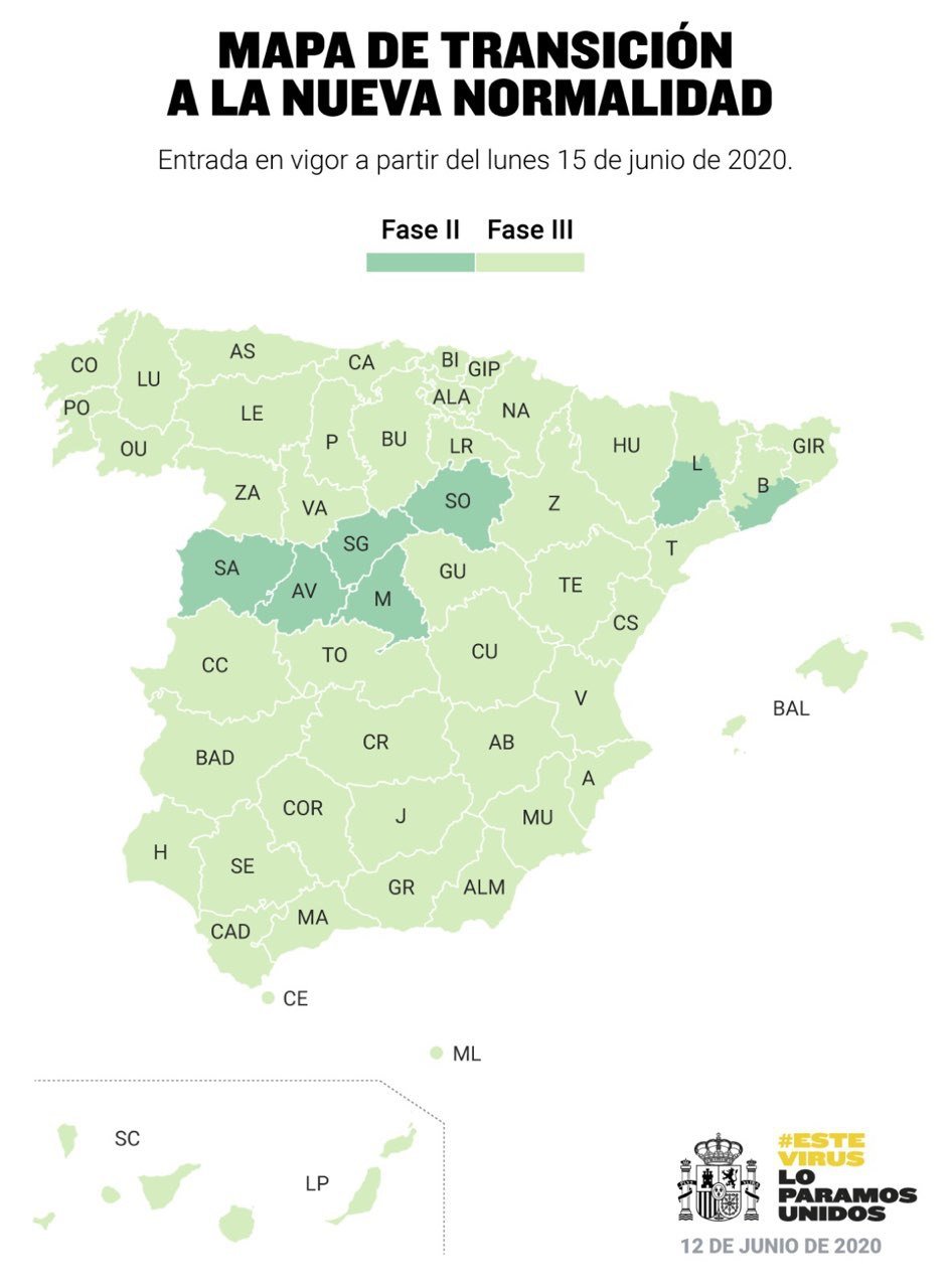 mapa espanya fases mapa espanya fases