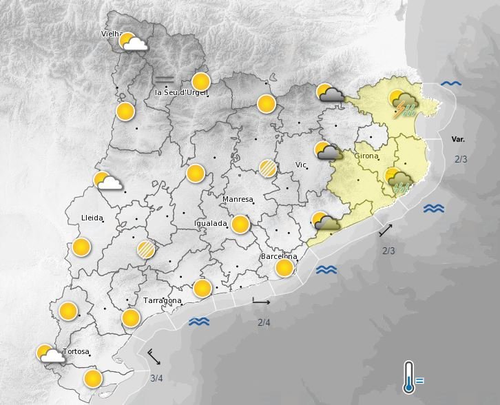 mapa tiempo