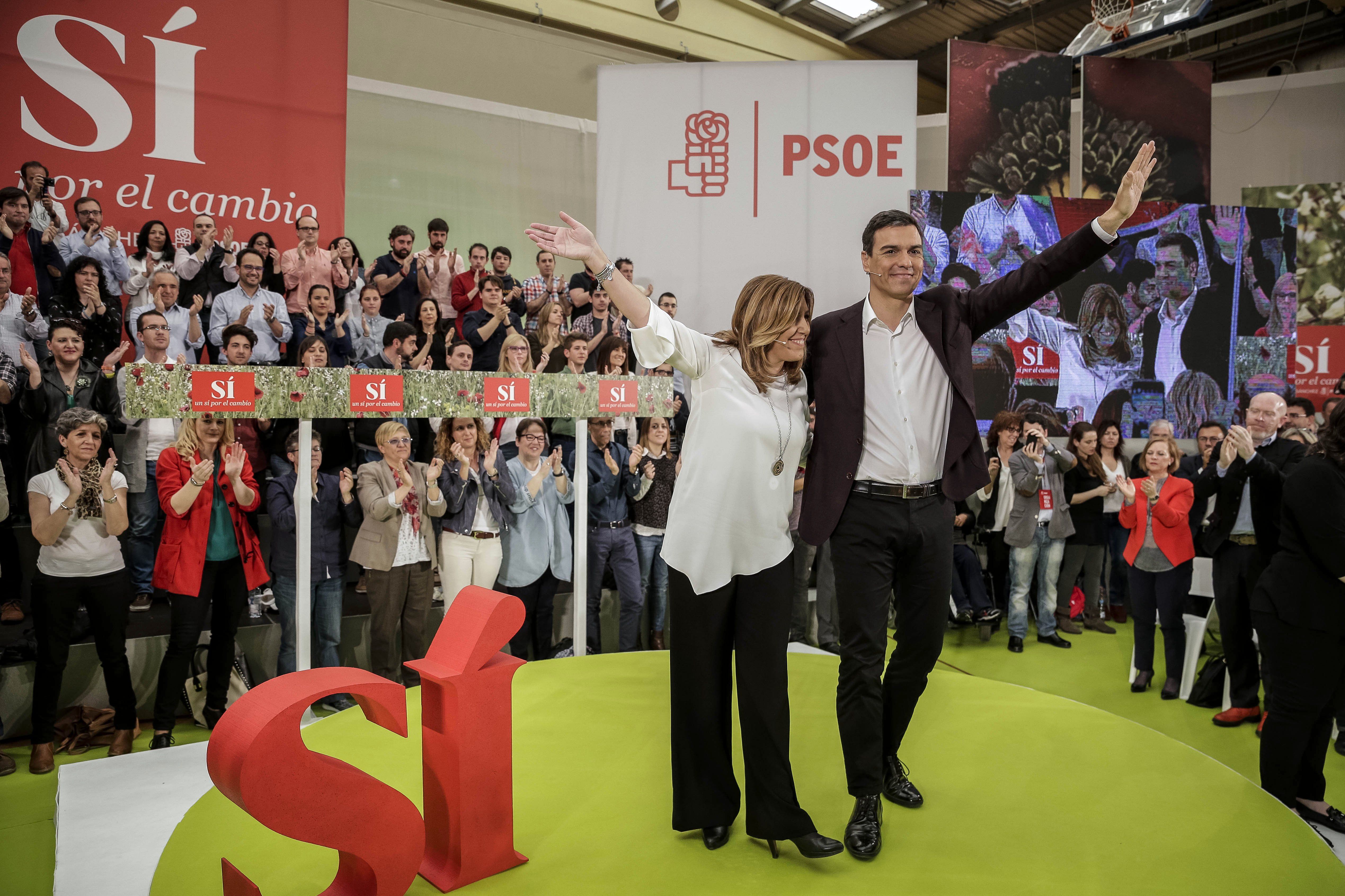 Los votantes del PP prefieren a Susana Díaz y los del PSOE a Pedro Sánchez