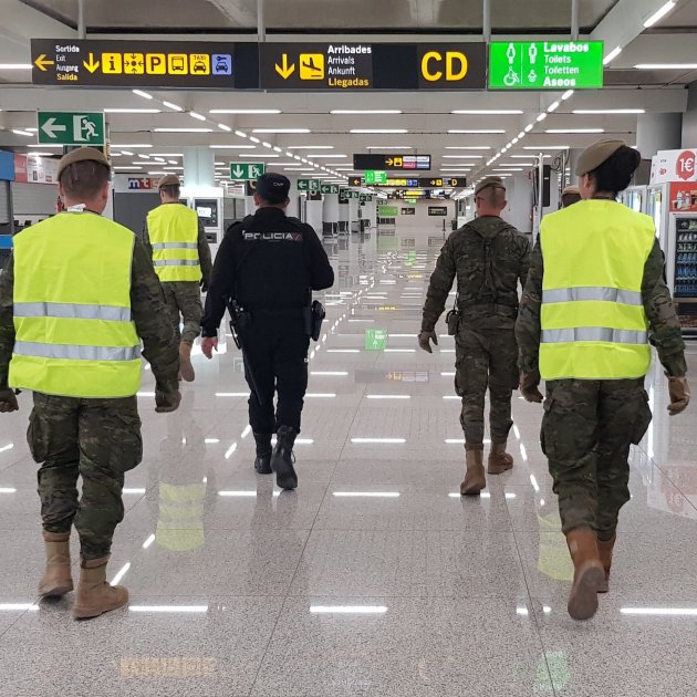 aeroport palma mallorca policia europa press