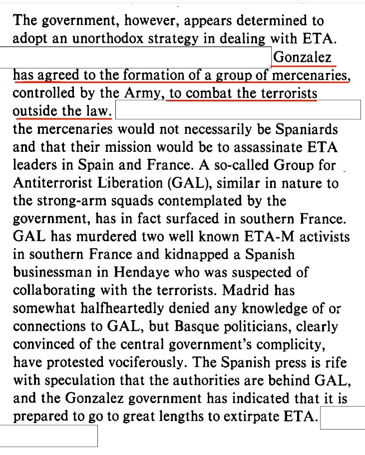 Document CIA Gonzalez GAL