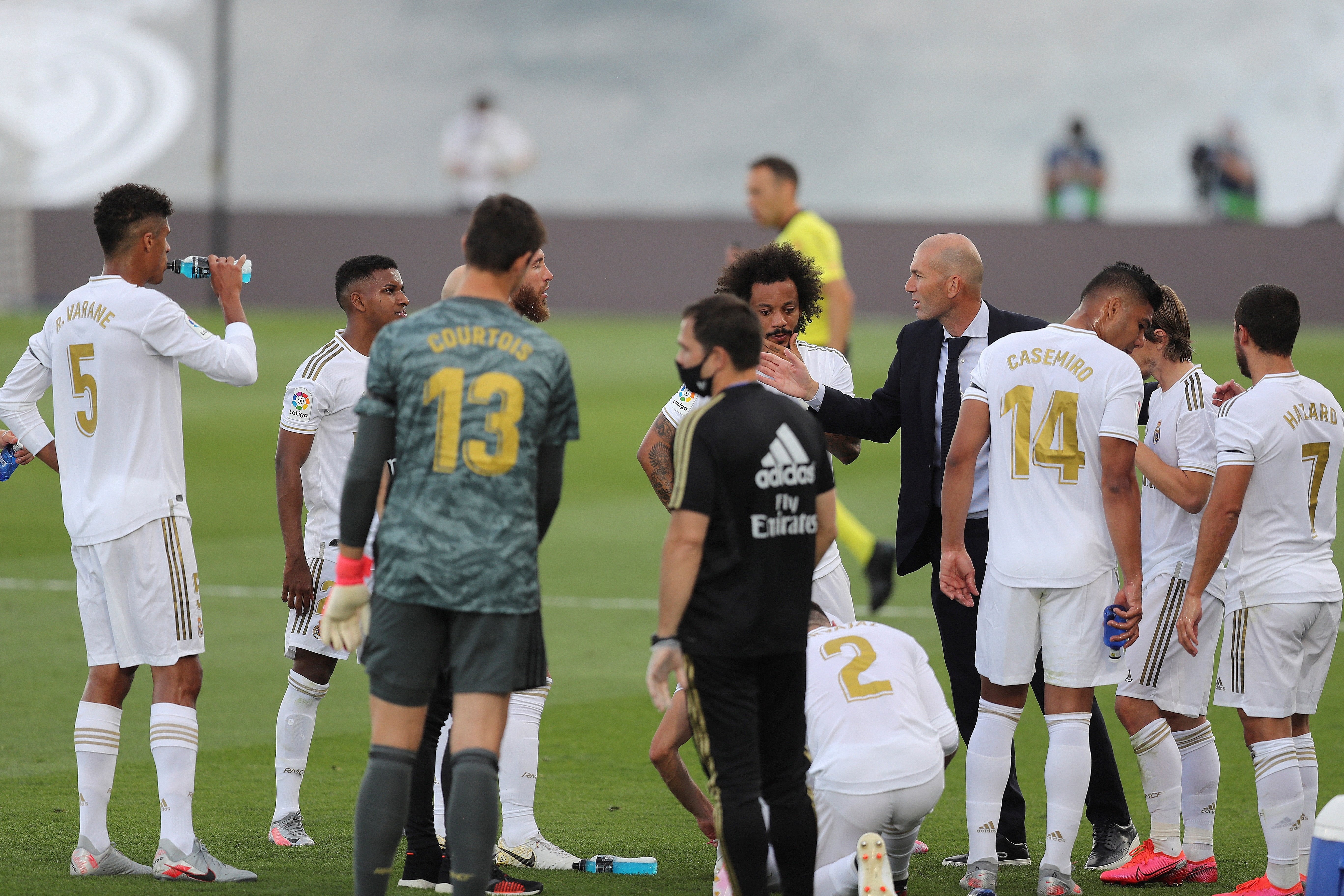 Zidane, muy cabreado con sus jugadores