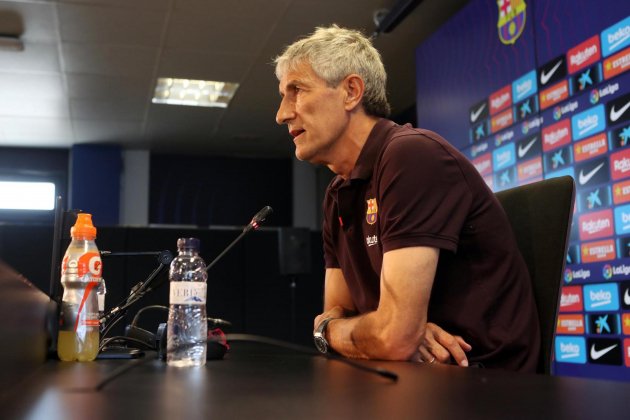 Quique Setien FC Barcelona rueda prensa @FCB