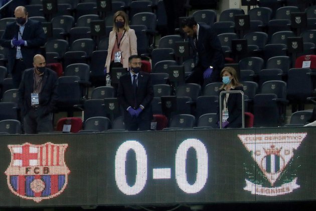 Barca Leganes Bartomeu mascareta llotja EFE