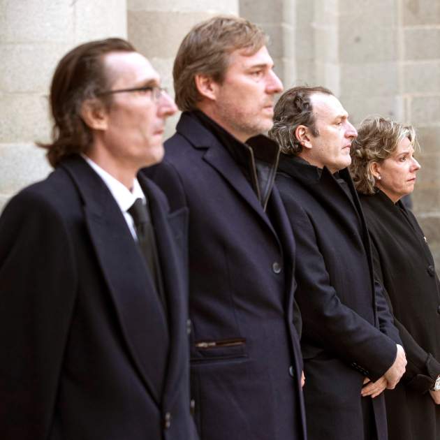 Hijos Alumbra Pilar funeral / GTRES Hijos Alumbra Pilar funeral / GTRES