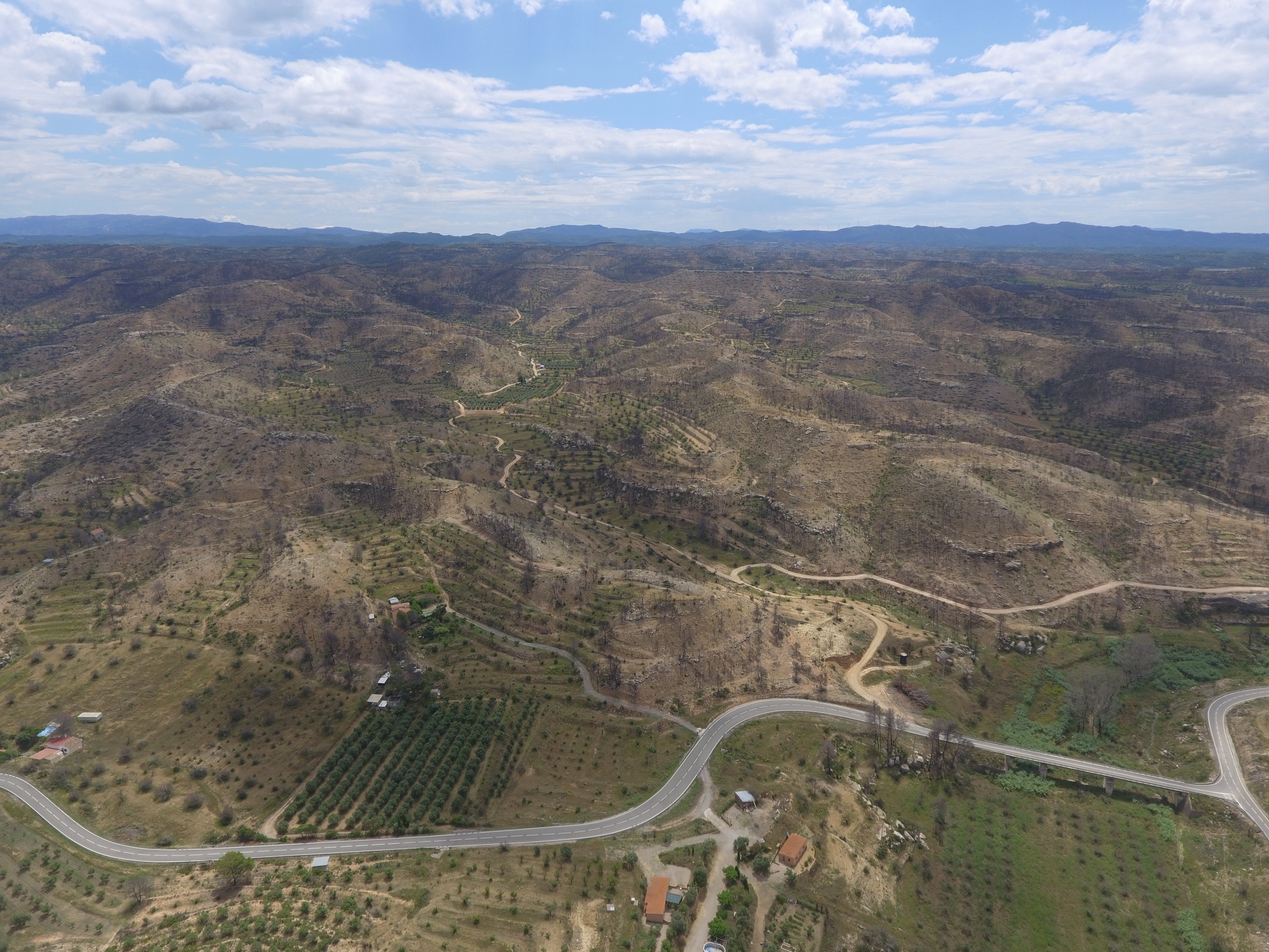 Rebrotem finalitza el repartiment d'ajuts per l'incendi de la Ribera d'Ebre
