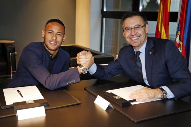 Neymar Bartomeu renovacio Barca FC Barcelona Neymar Bartomeu renovacio Barca FC Barcelona