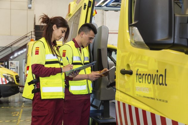  trabajadores servicio ambulancias ferrovial - europa press