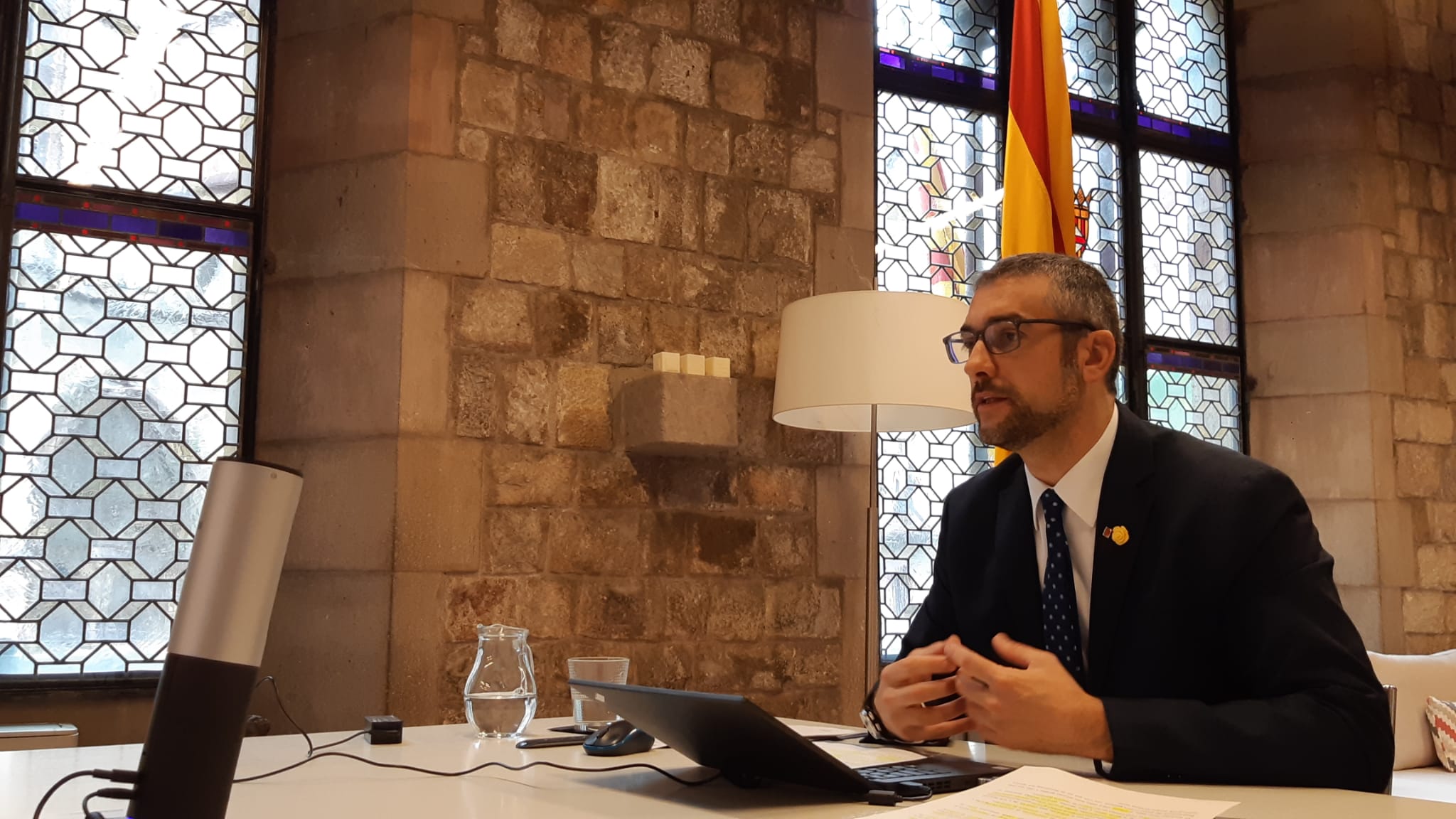 El conseller Solé es reuneix amb una desena de casals catalans d'Amèrica