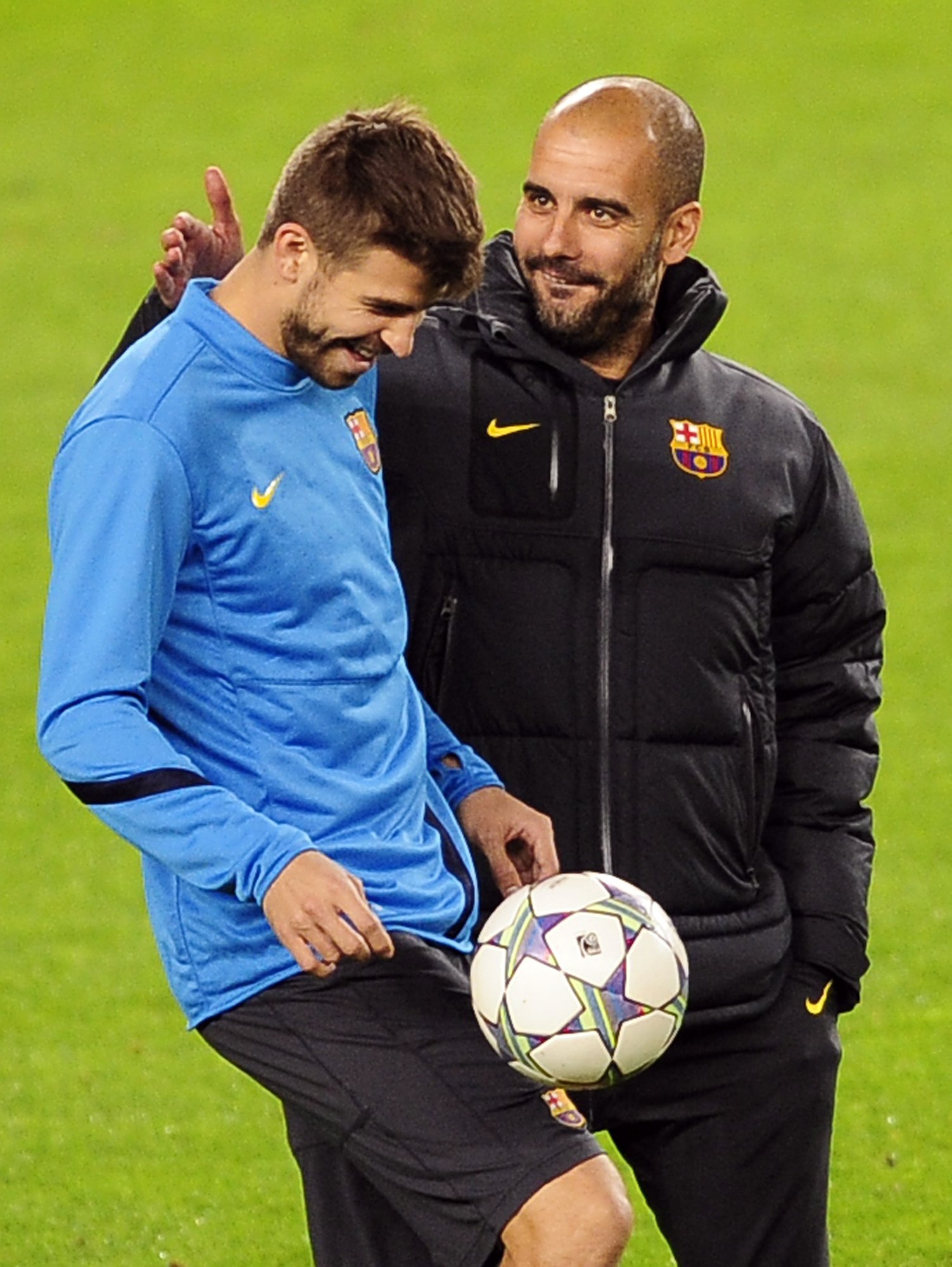 Gerard Piqué copia la táctica de Pep Guardiola ocho años después