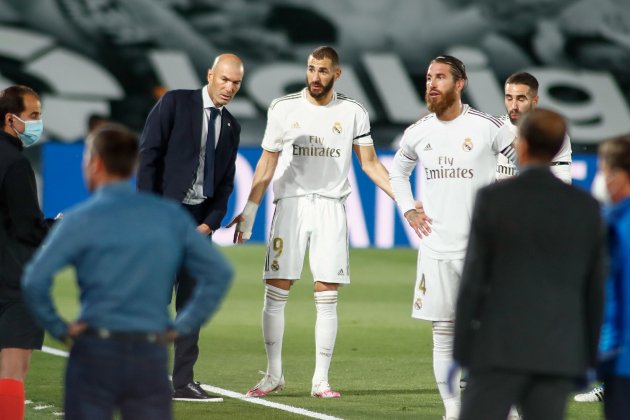 Karim Benzema Sergio Ramos Zidane Real Madrid Europa Press