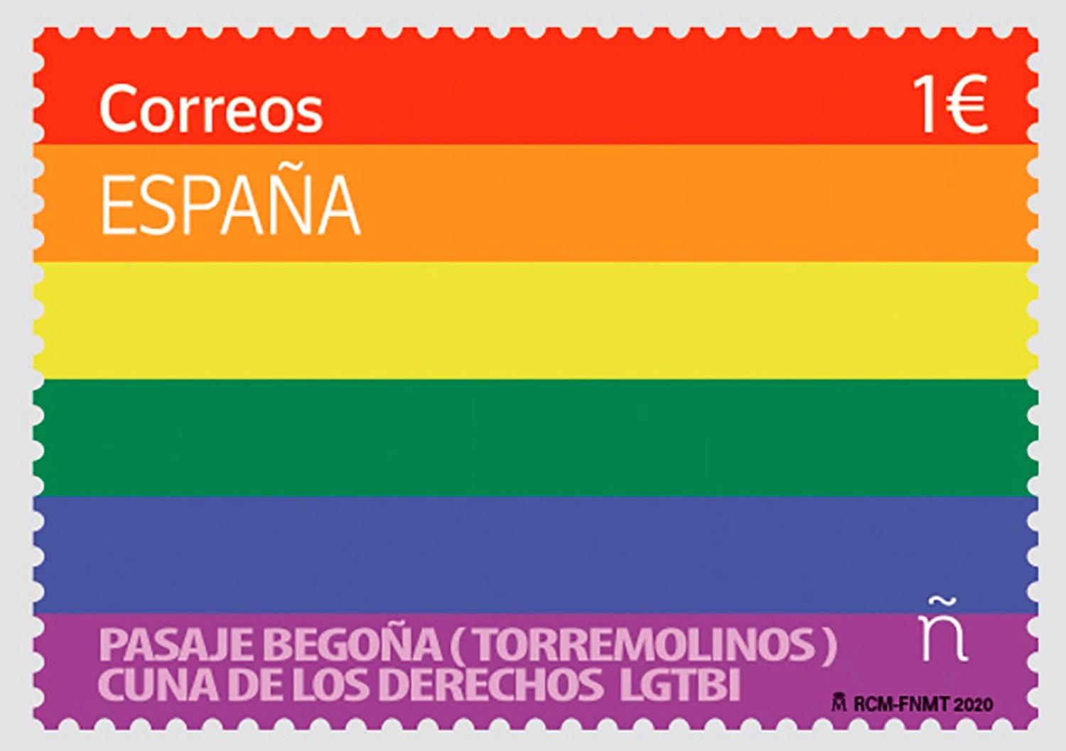 El polèmic segell de correus LGTBI  que ha irritat la ultradreta espanyola