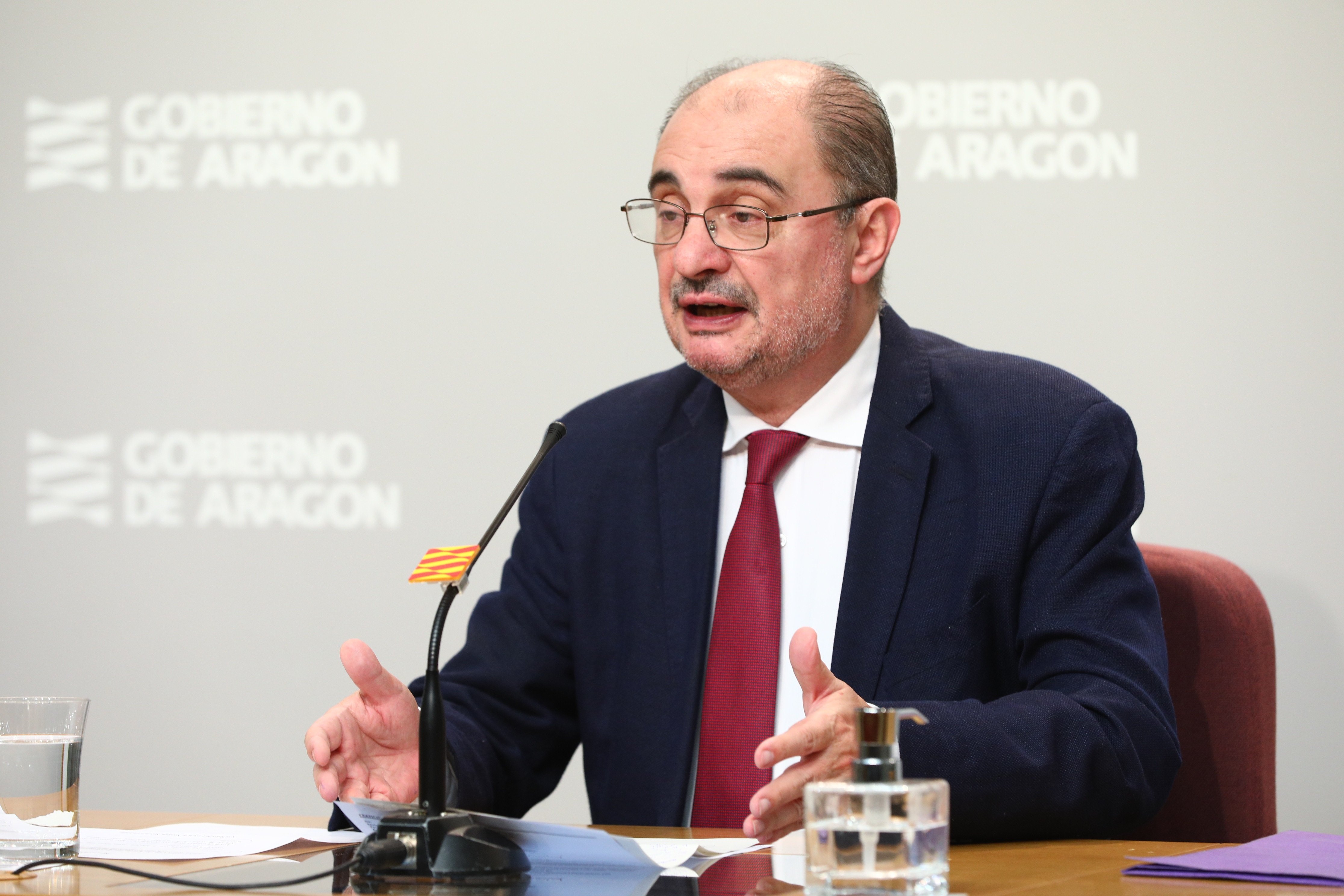 El president d'Aragó, Javier Lambán, malalt de càncer