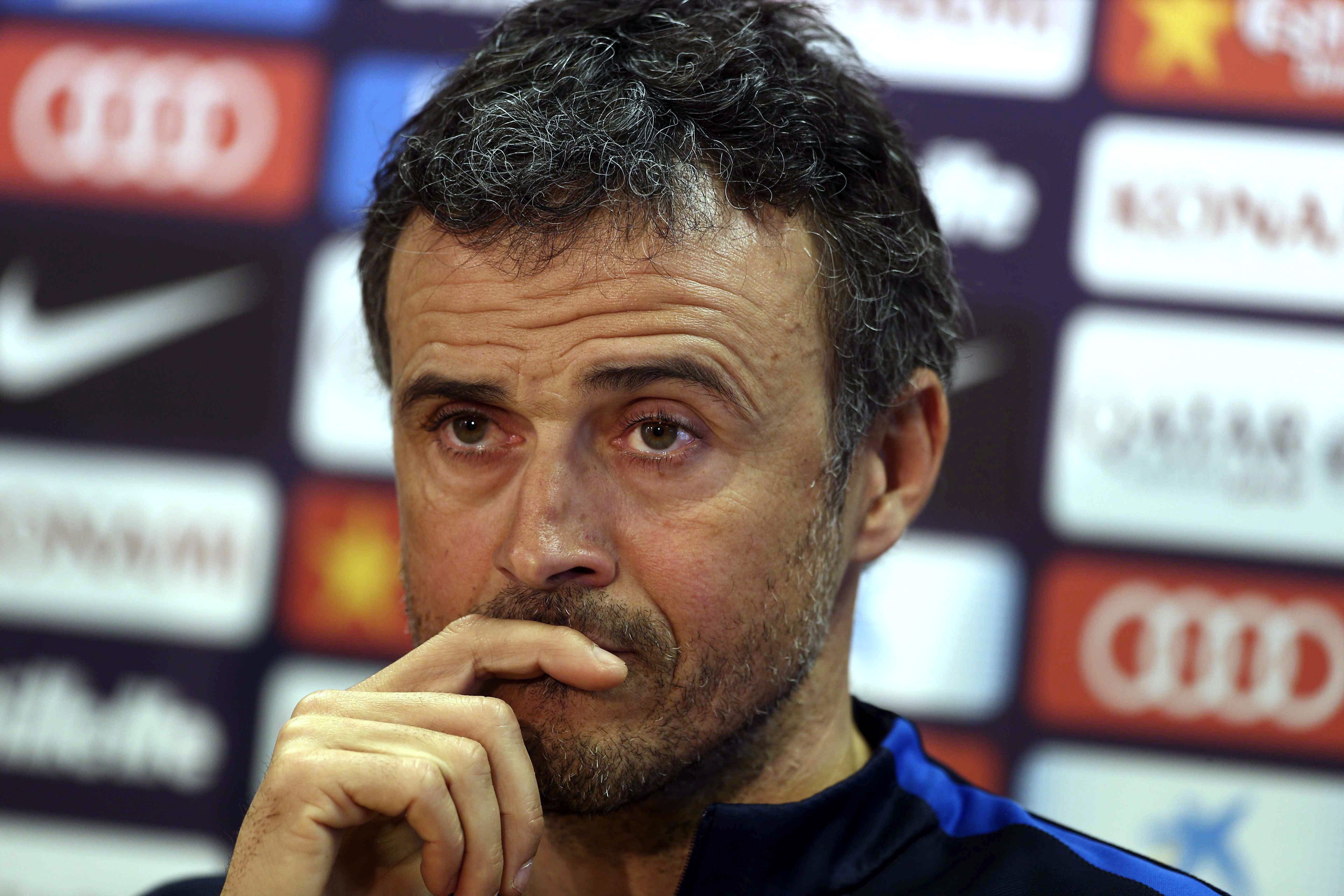 Luis Enrique: "El 3-4-3 es una posibilidad"