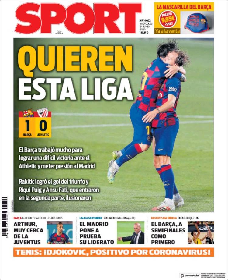 Sport Portada 24 06 2020