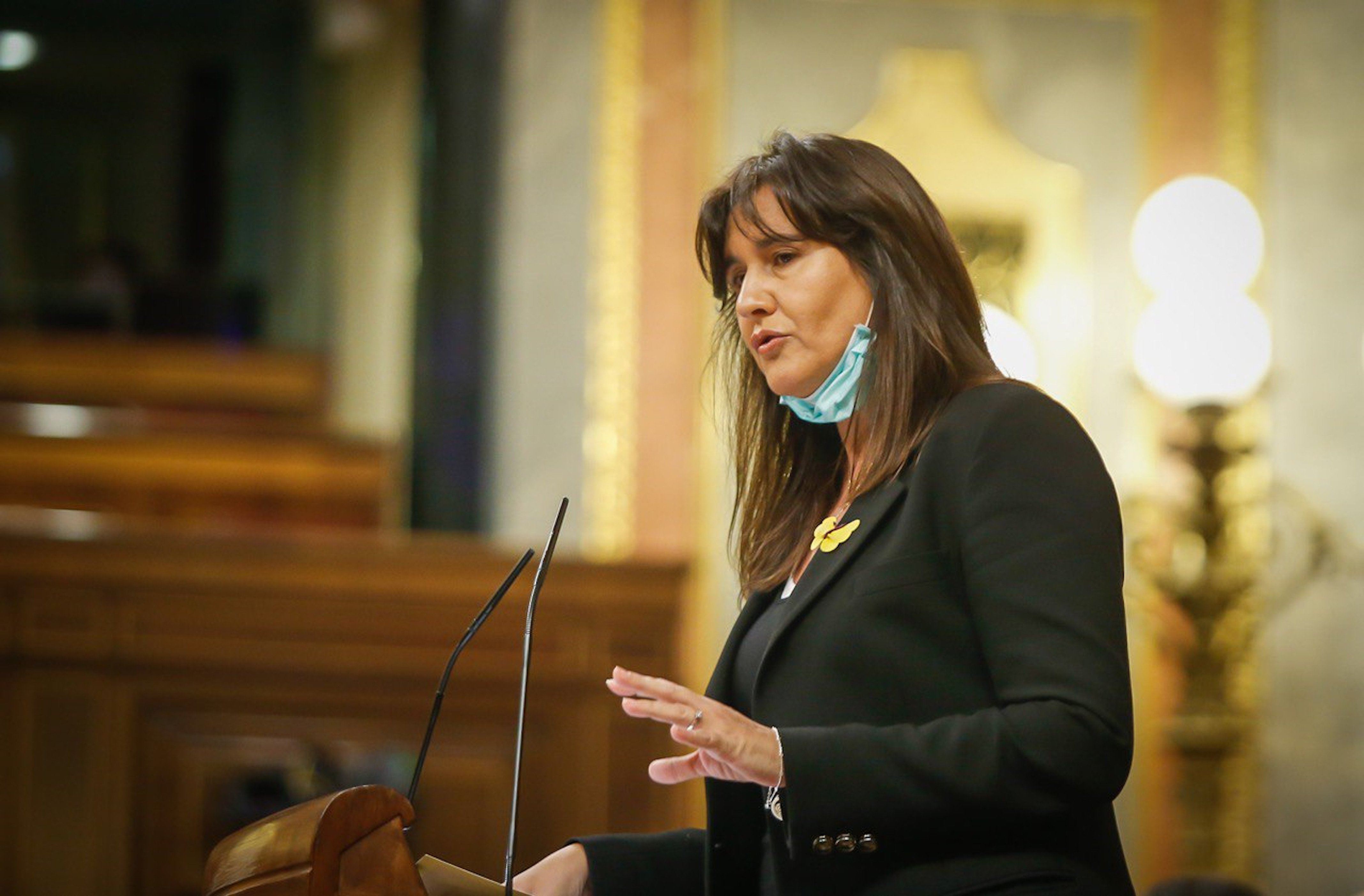 Borràs, al Congreso: "Espero que su conciencia lo resista"