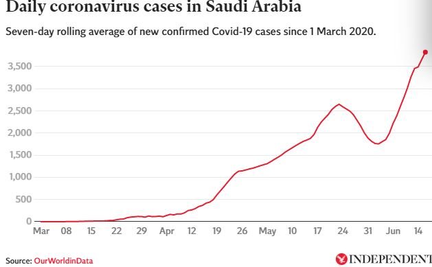 coronavirus casos saudi arabia