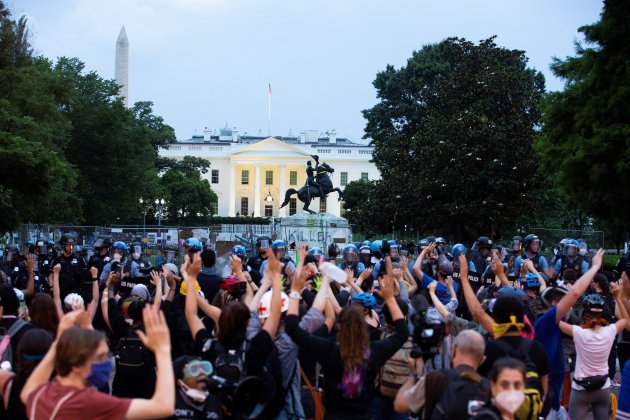 Manifestacions antiracistes parc Lafayette Washington - Efe