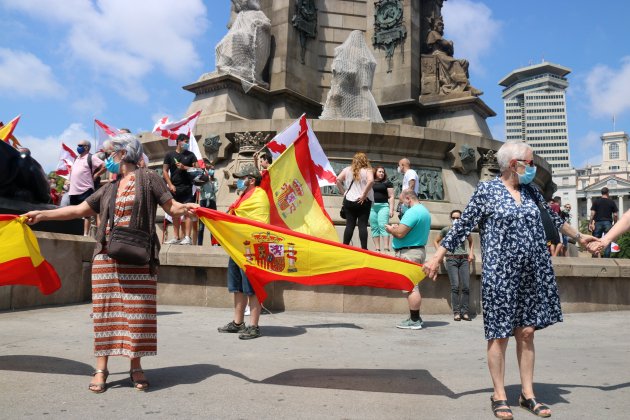 Vox monument colom Barcelona - ACN