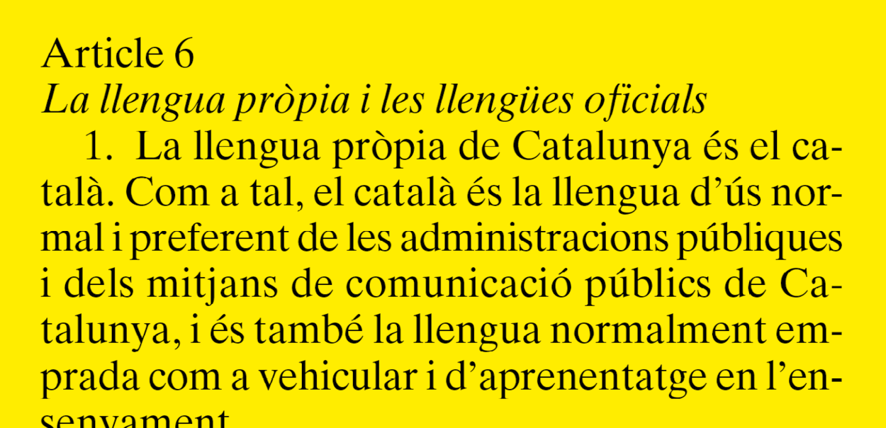 Text Estatut Text Estatut