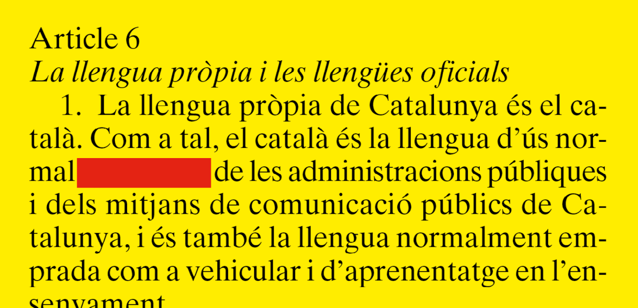 Text Estatut Text Estatut