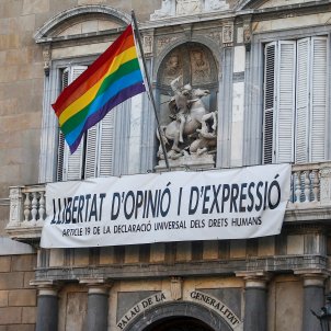 bandera lgtbi gai palau generalitat efe bandera lgtbi gai palau generalitat efe