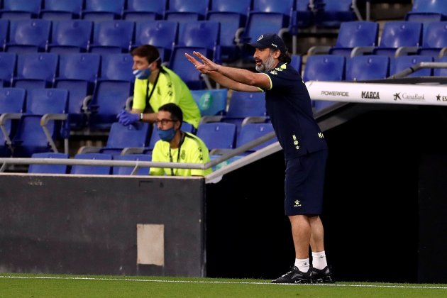 Rufete entrenador RCDE Stadium Espanyol Real Madrid EFE