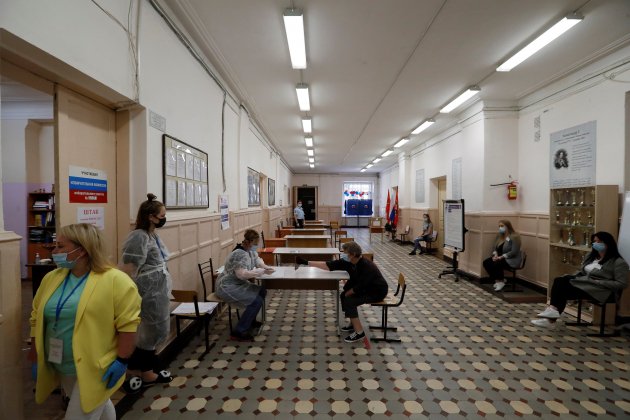 centre de votació rússia efe
