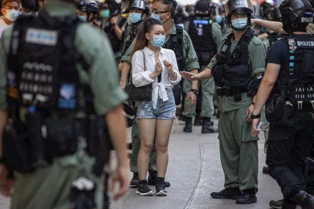 Manifestació contra llei seguretat EFE