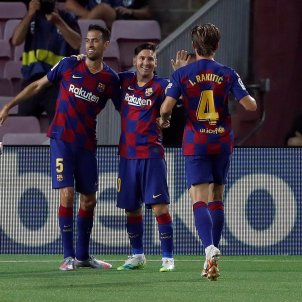 Messi Rakitic Busquets gol Barca Atletic Madrid EFE Messi Rakitic Busquets gol Barca Atletic Madrid EFE