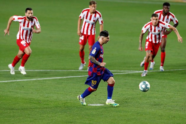 Leo Messi 700 Atletic Madrid Barca EFE
