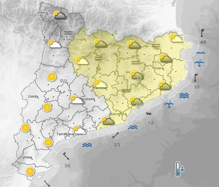 mapa temps