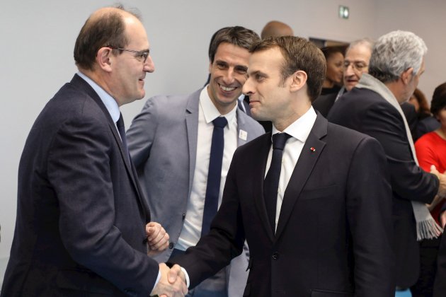 Jean Castex i Emmanuel Macron EFE