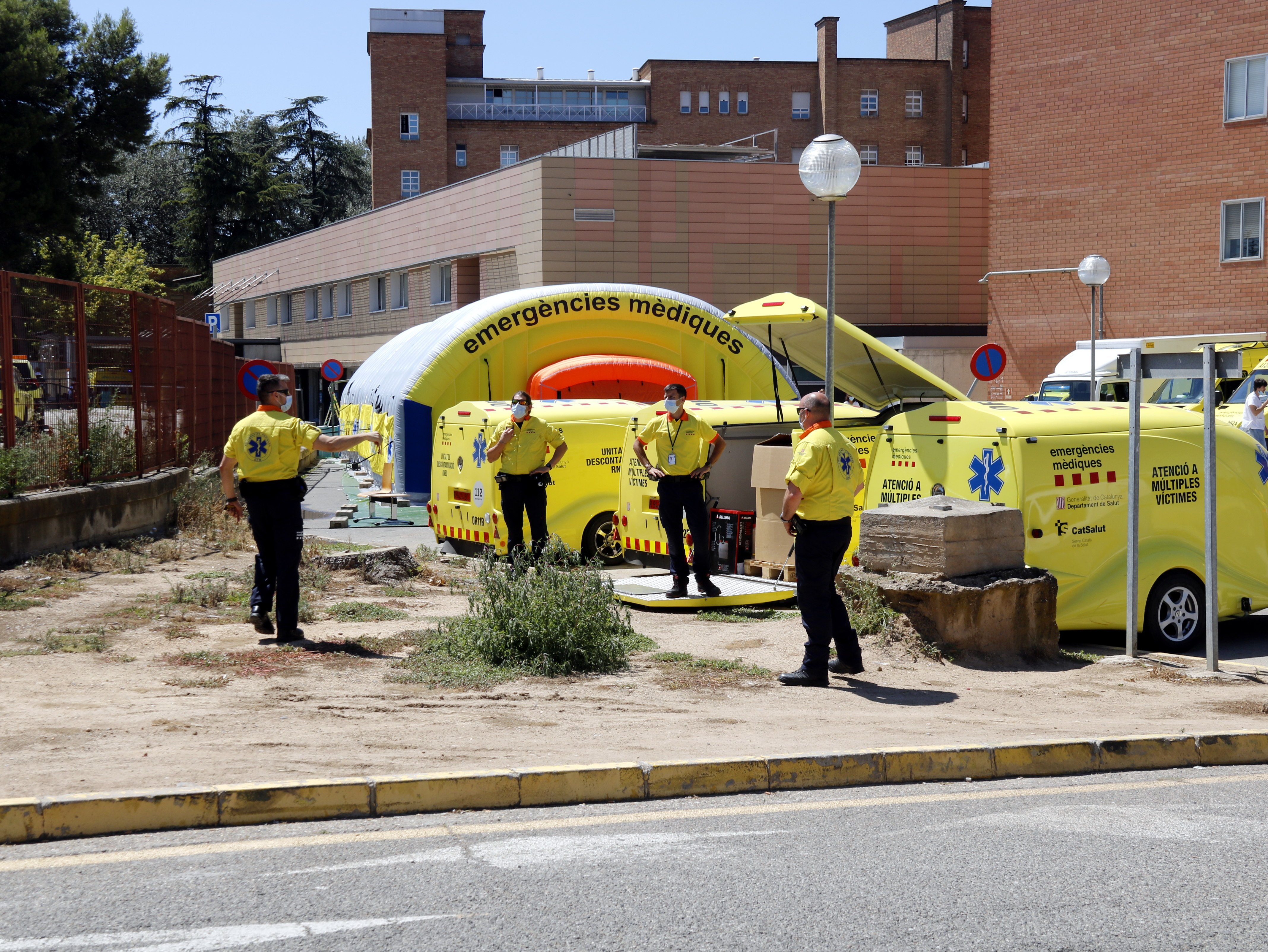 Hospital de Lleida: "Tenim la planta de covid gairebé plena, recorda el març"