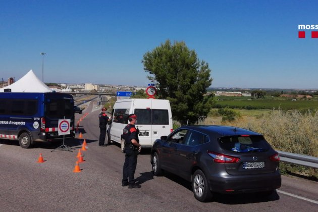 Mossos Segrià confinamiento - Mossos