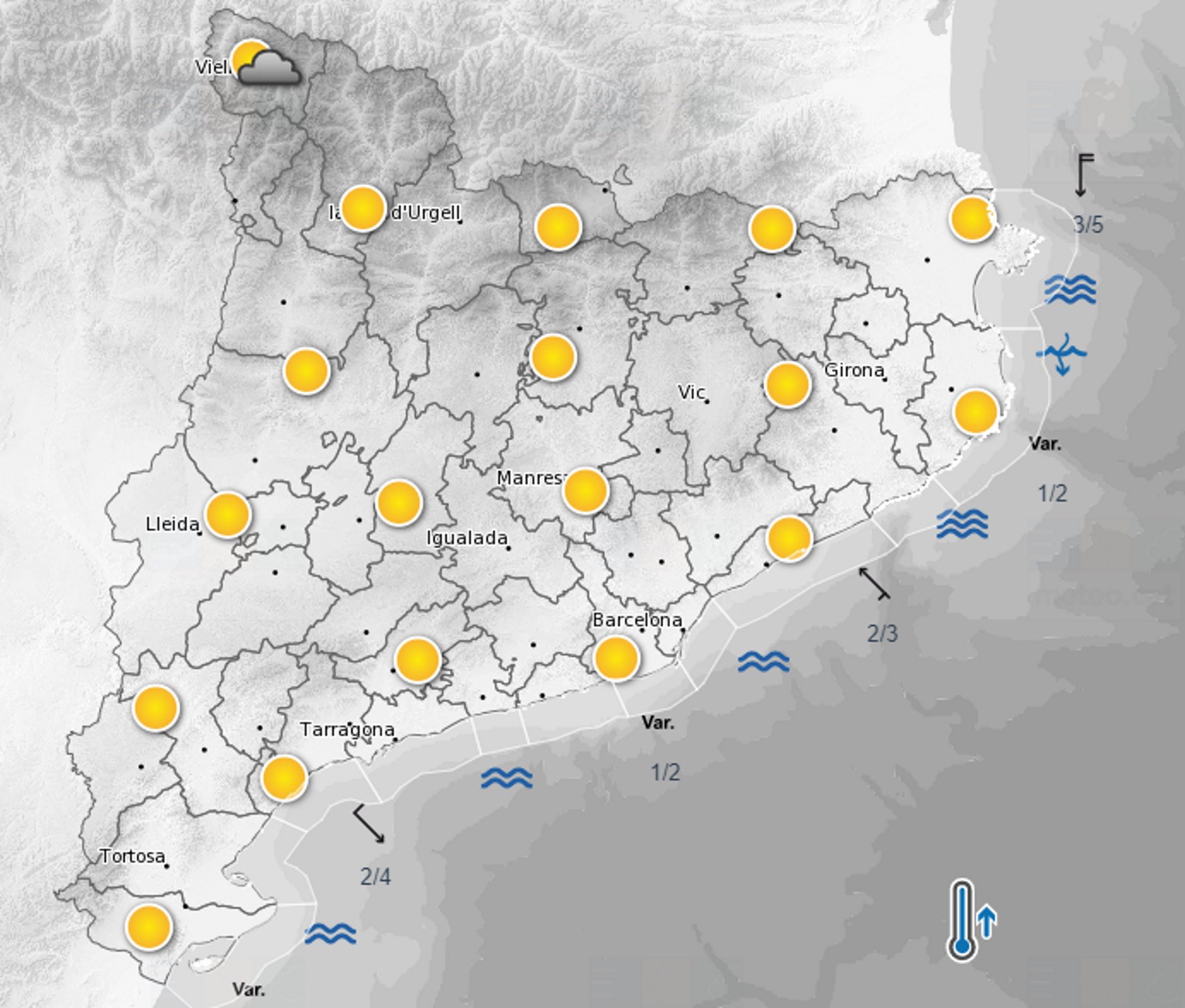 mapa tiempo